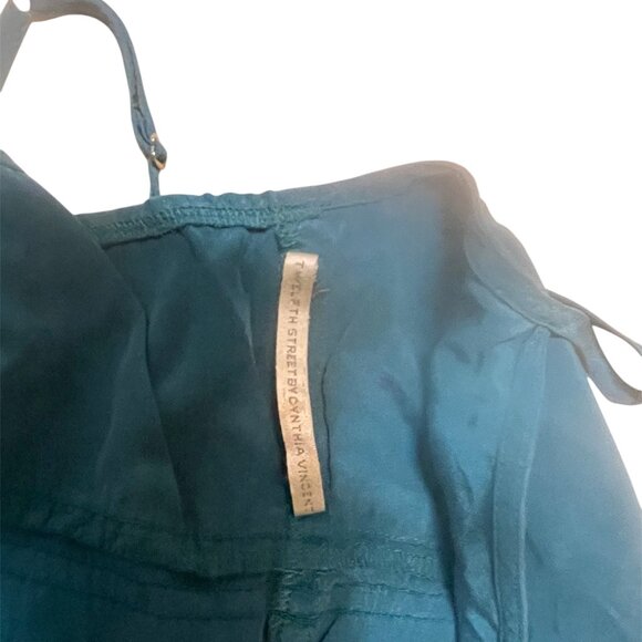 Twelfth Street by Cynthia Vincent 100% Silk Mini Slip Dress – Small - Picture 6 of 6